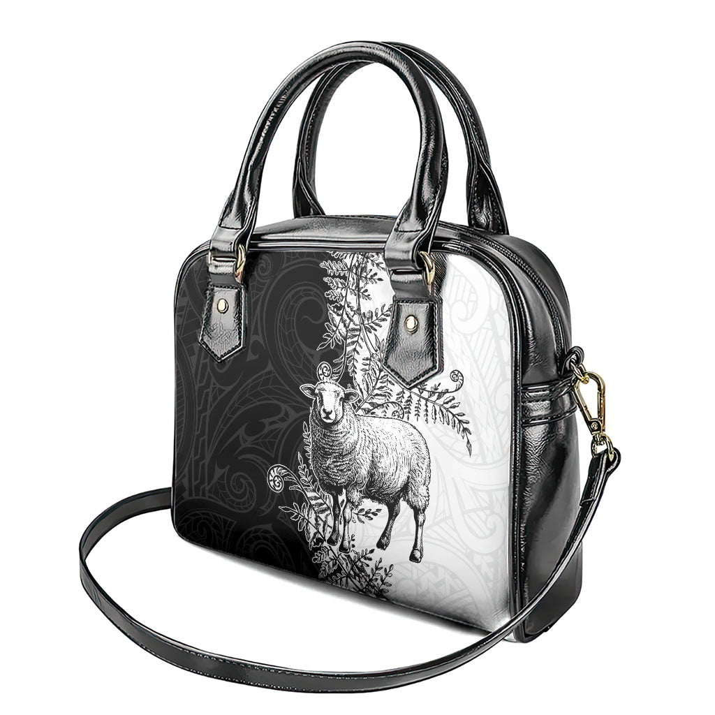 New Zealand Aotearoa Hipi Shoulder Handbag Maori Pattern