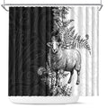 New Zealand Aotearoa Hipi Shower Curtain Maori Pattern