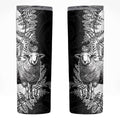 New Zealand Aotearoa Hipi Skinny Tumbler Maori Pattern