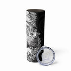 New Zealand Aotearoa Hipi Skinny Tumbler Maori Pattern