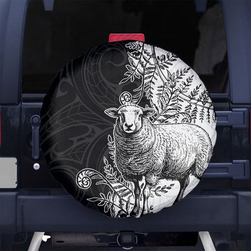 New Zealand Aotearoa Hipi Spare Tire Cover Maori Pattern