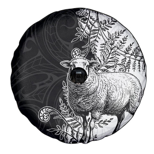 New Zealand Aotearoa Hipi Spare Tire Cover Maori Pattern