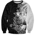 New Zealand Aotearoa Hipi Sweatshirt Maori Pattern