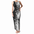 New Zealand Aotearoa Hipi Tank Maxi Dress Maori Pattern