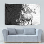 New Zealand Aotearoa Hipi Tapestry Maori Pattern
