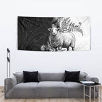 New Zealand Aotearoa Hipi Tapestry Maori Pattern