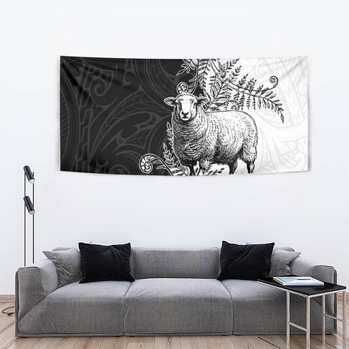 New Zealand Aotearoa Hipi Tapestry Maori Pattern
