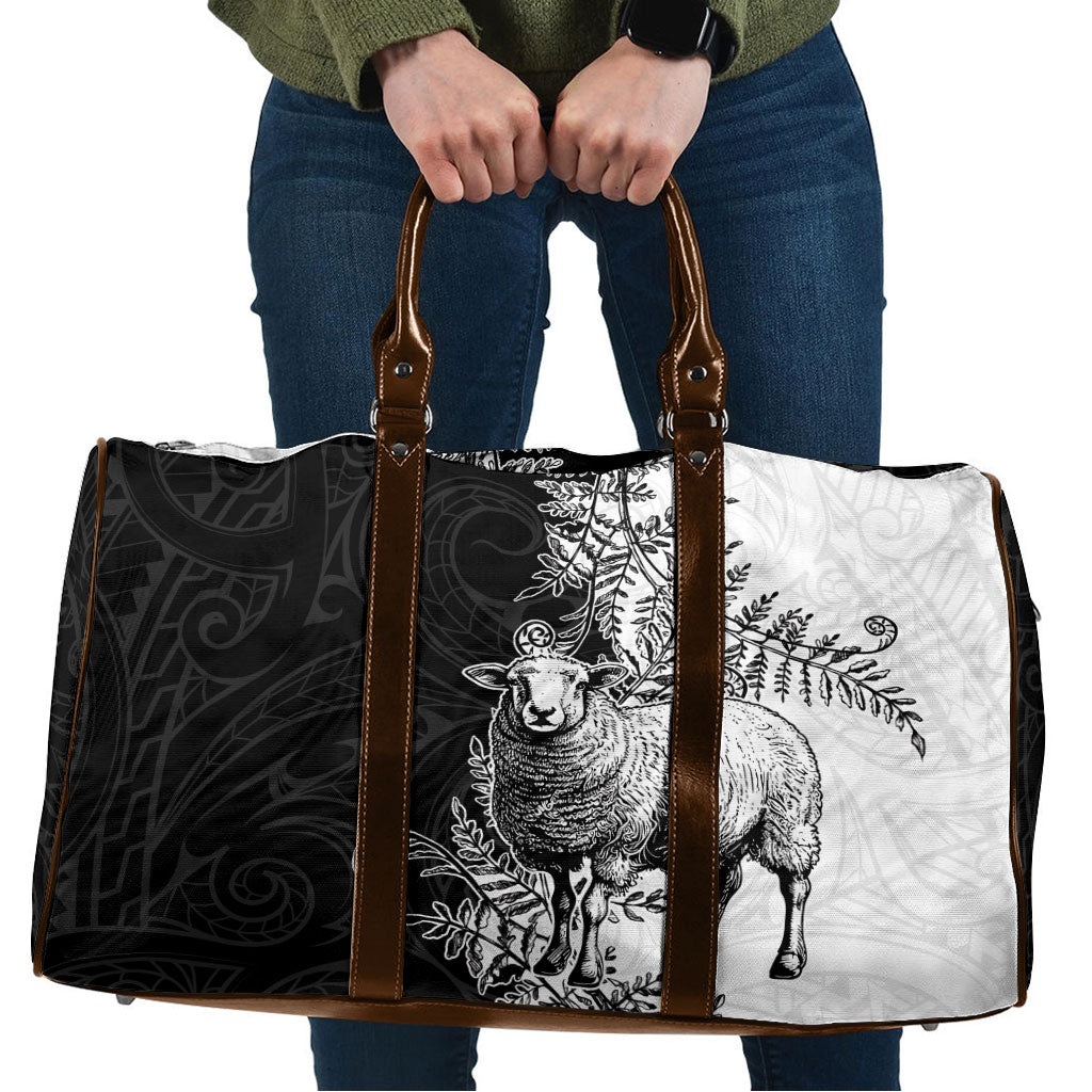 New Zealand Aotearoa Hipi Travel Bag Maori Pattern