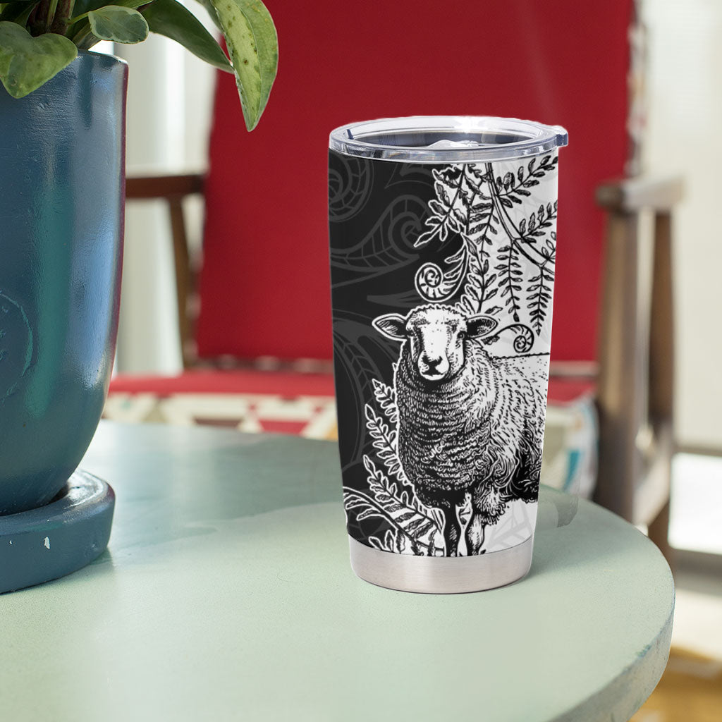 New Zealand Aotearoa Hipi Tumbler Cup Maori Pattern