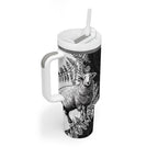 New Zealand Aotearoa Hipi Tumbler With Handle Maori Pattern