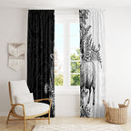 New Zealand Aotearoa Hipi Window Curtain Maori Pattern