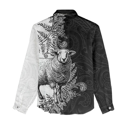 New Zealand Aotearoa Hipi Women Casual Shirt Maori Pattern