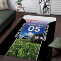 Custom New Zealand Lawn Bowls Area Rug Unique Style