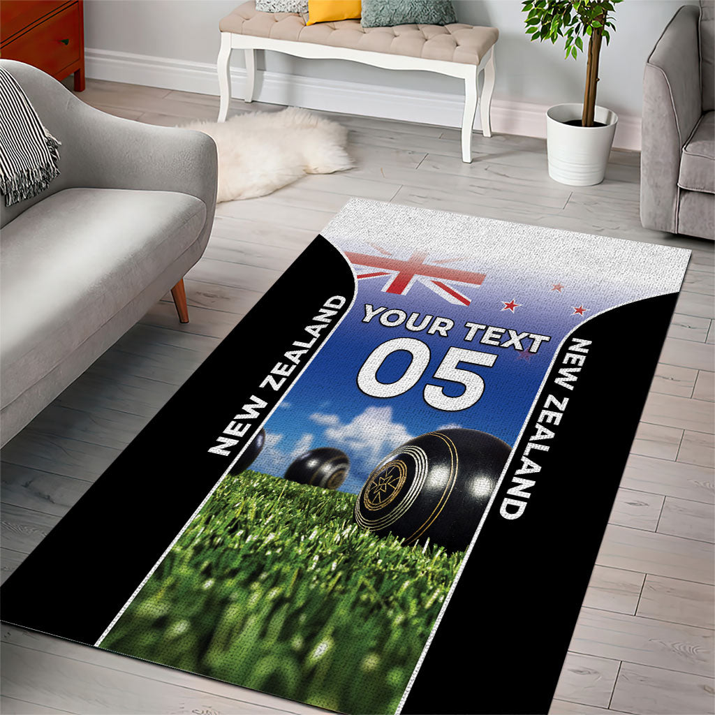 Custom New Zealand Lawn Bowls Area Rug Unique Style