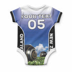 Custom New Zealand Lawn Bowls Baby Onesie Unique Style
