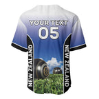 Custom New Zealand Lawn Bowls Baseball Jersey Unique Style