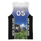 Custom New Zealand Lawn Bowls Basketball Jersey Unique Style