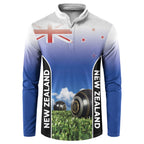 Custom New Zealand Lawn Bowls Button Sweatshirt Unique Style