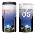 Custom New Zealand Lawn Bowls 4 in 1 Can Cooler Tumbler Unique Style