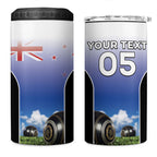 Custom New Zealand Lawn Bowls 4 in 1 Can Cooler Tumbler Unique Style