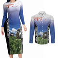 Custom New Zealand Lawn Bowls Couples Matching Long Sleeve Bodycon Dress and Long Sleeve Button Shirt Unique Style