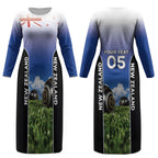 Custom New Zealand Lawn Bowls Couples Matching Long Sleeve Bodycon Dress and Long Sleeve Button Shirt Unique Style