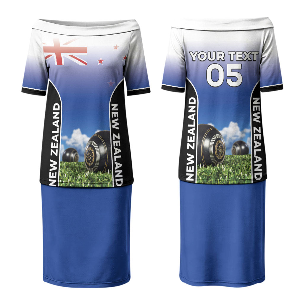 Custom New Zealand Lawn Bowls Couples Matching Puletasi and Long Sleeve Button Shirt Unique Style