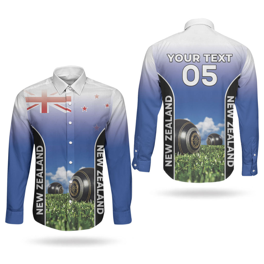 Custom New Zealand Lawn Bowls Couples Matching Short Sleeve Bodycon Dress and Long Sleeve Button Shirt Unique Style