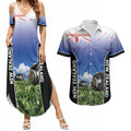 Custom New Zealand Lawn Bowls Couples Matching Summer Maxi Dress and Hawaiian Shirt Unique Style