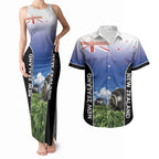 Custom New Zealand Lawn Bowls Couples Matching Tank Maxi Dress and Hawaiian Shirt Unique Style