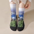 Custom New Zealand Lawn Bowls Crew Socks Unique Style