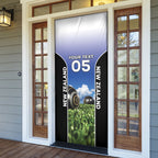 Custom New Zealand Lawn Bowls Door Cover Unique Style