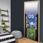 Custom New Zealand Lawn Bowls Door Cover Unique Style