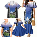 Custom New Zealand Lawn Bowls Family Matching Mermaid Dress and Hawaiian Shirt Unique Style