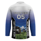 Custom New Zealand Lawn Bowls Hockey Jersey Unique Style