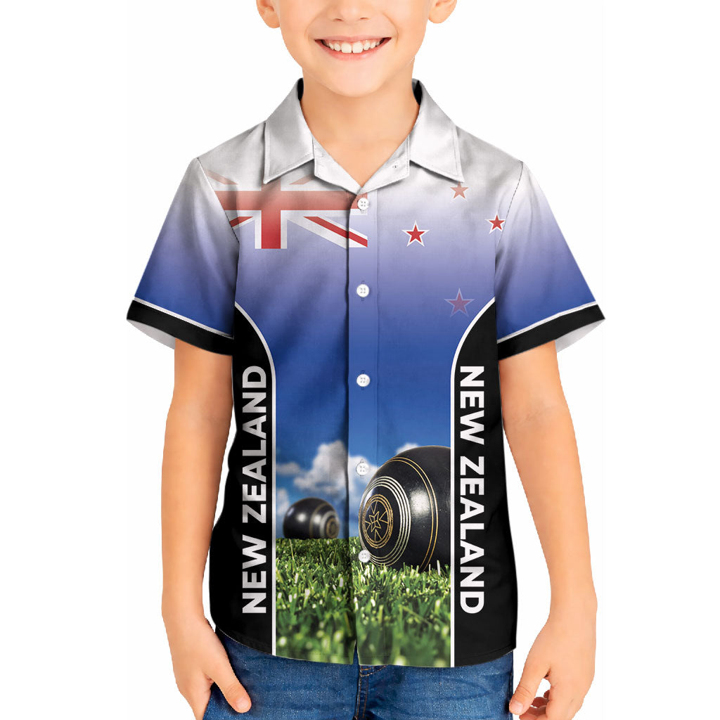 Custom New Zealand Lawn Bowls Kid Hawaiian Shirt Unique Style
