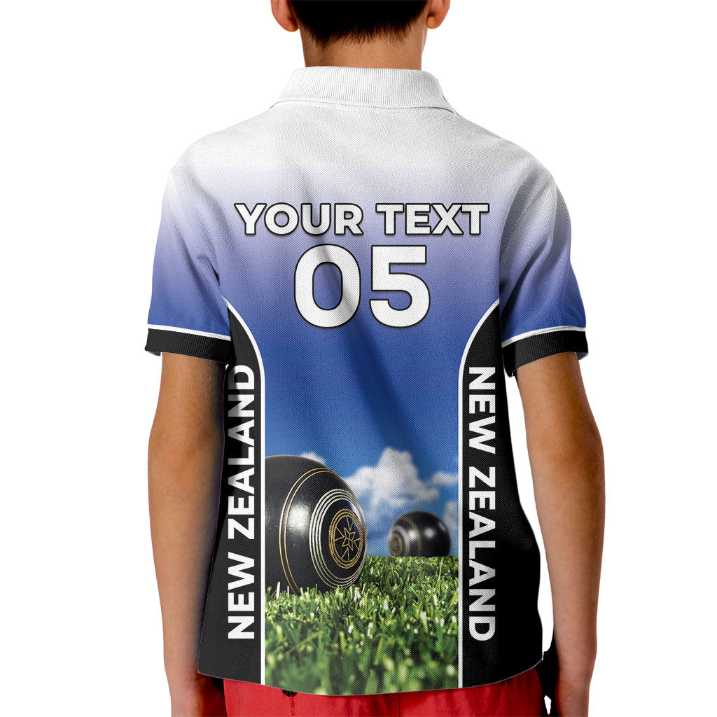 Custom New Zealand Lawn Bowls Kid Polo Shirt Unique Style