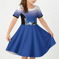 Custom New Zealand Lawn Bowls Kid Short Sleeve Dress Unique Style