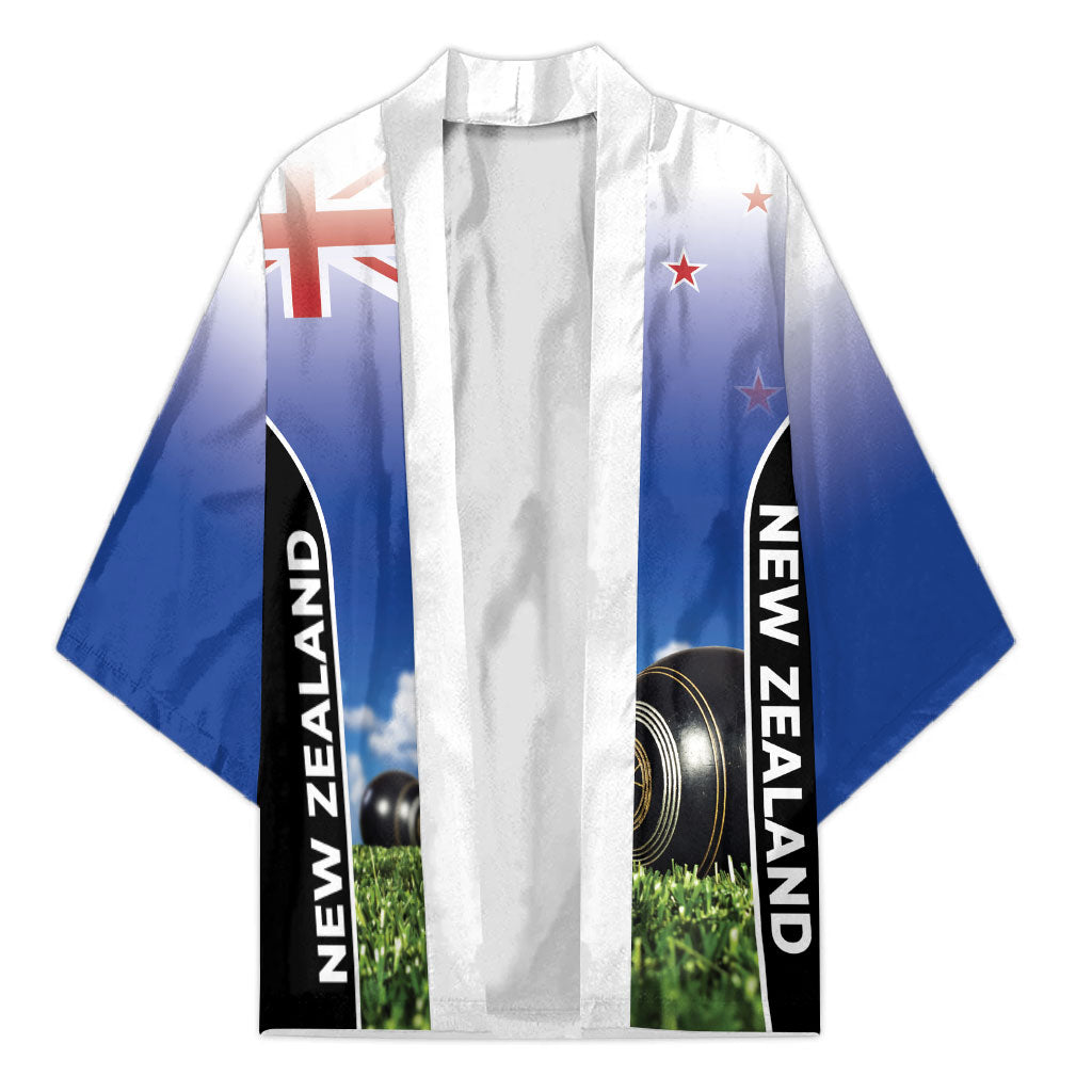 Custom New Zealand Lawn Bowls Kimono Unique Style