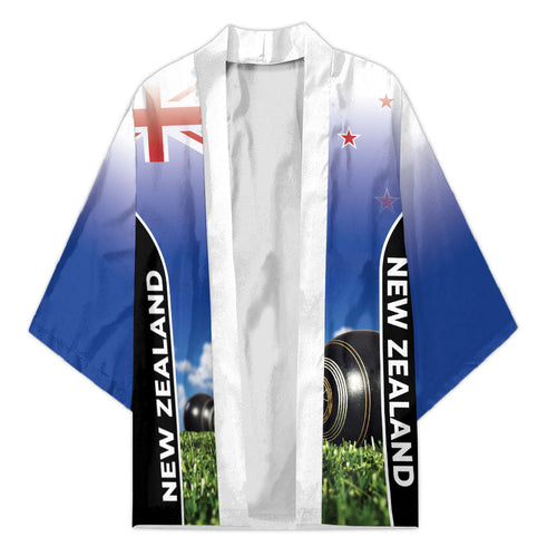 Custom New Zealand Lawn Bowls Kimono Unique Style