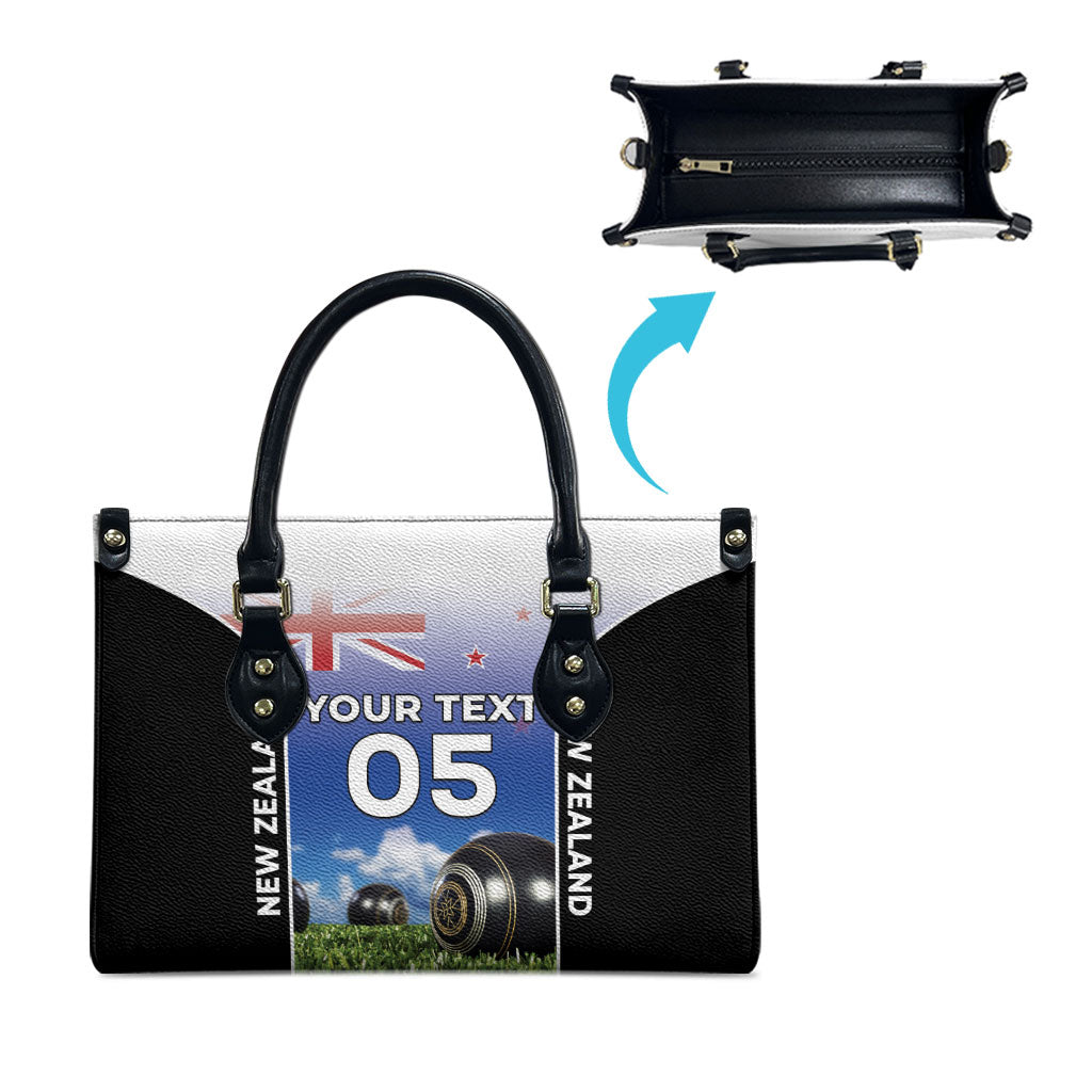 Custom New Zealand Lawn Bowls Leather Bag Unique Style