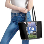 Custom New Zealand Lawn Bowls Leather Tote Bag Unique Style