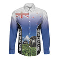 Custom New Zealand Lawn Bowls Long Sleeve Button Shirt Unique Style