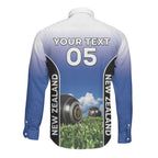 Custom New Zealand Lawn Bowls Long Sleeve Button Shirt Unique Style