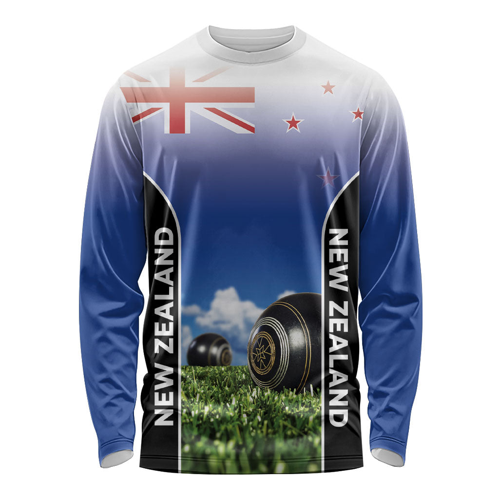 Custom New Zealand Lawn Bowls Long Sleeve Shirt Unique Style
