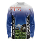 Custom New Zealand Lawn Bowls Long Sleeve Shirt Unique Style
