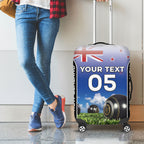 Custom New Zealand Lawn Bowls Luggage Cover Unique Style