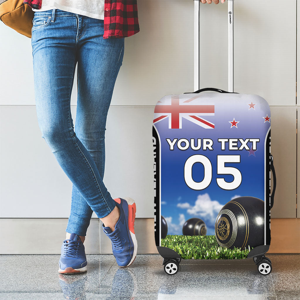 Custom New Zealand Lawn Bowls Luggage Cover Unique Style