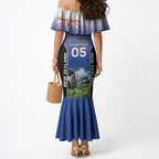 Custom New Zealand Lawn Bowls Mermaid Dress Unique Style