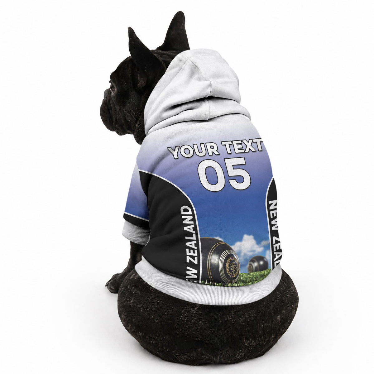 Custom New Zealand Lawn Bowls Pet Hoodie Unique Style